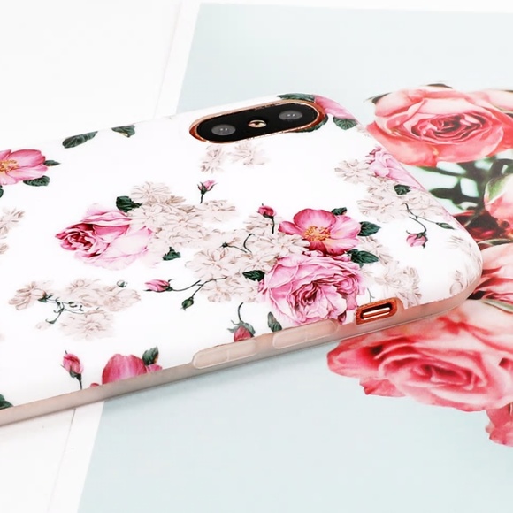 ⚠️Clearance NEW iPhone XR/XS/X Pink Flower Case - Picture 6 of 8